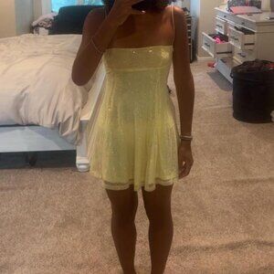 Lucy in the Sky Women's Yellow Dresses